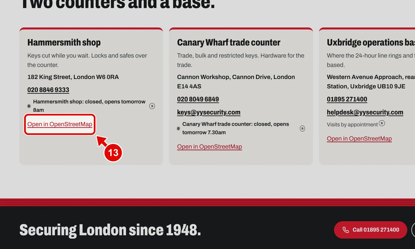 Screen grab from Contact, on a computer. A red box marks the part to use.