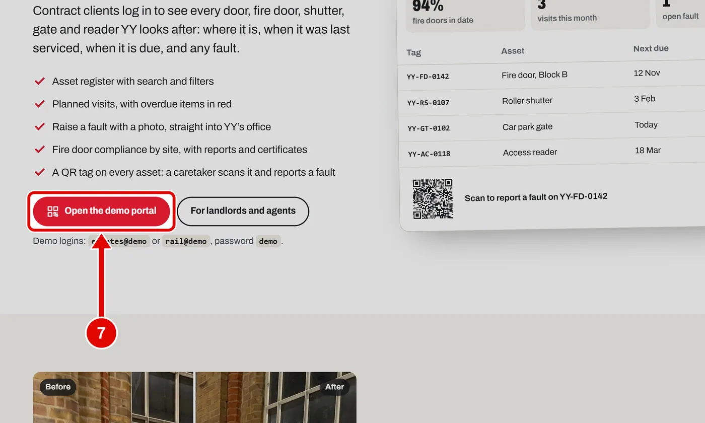 Screen grab from The home page, part by part, on a computer. A red box marks the part to use.