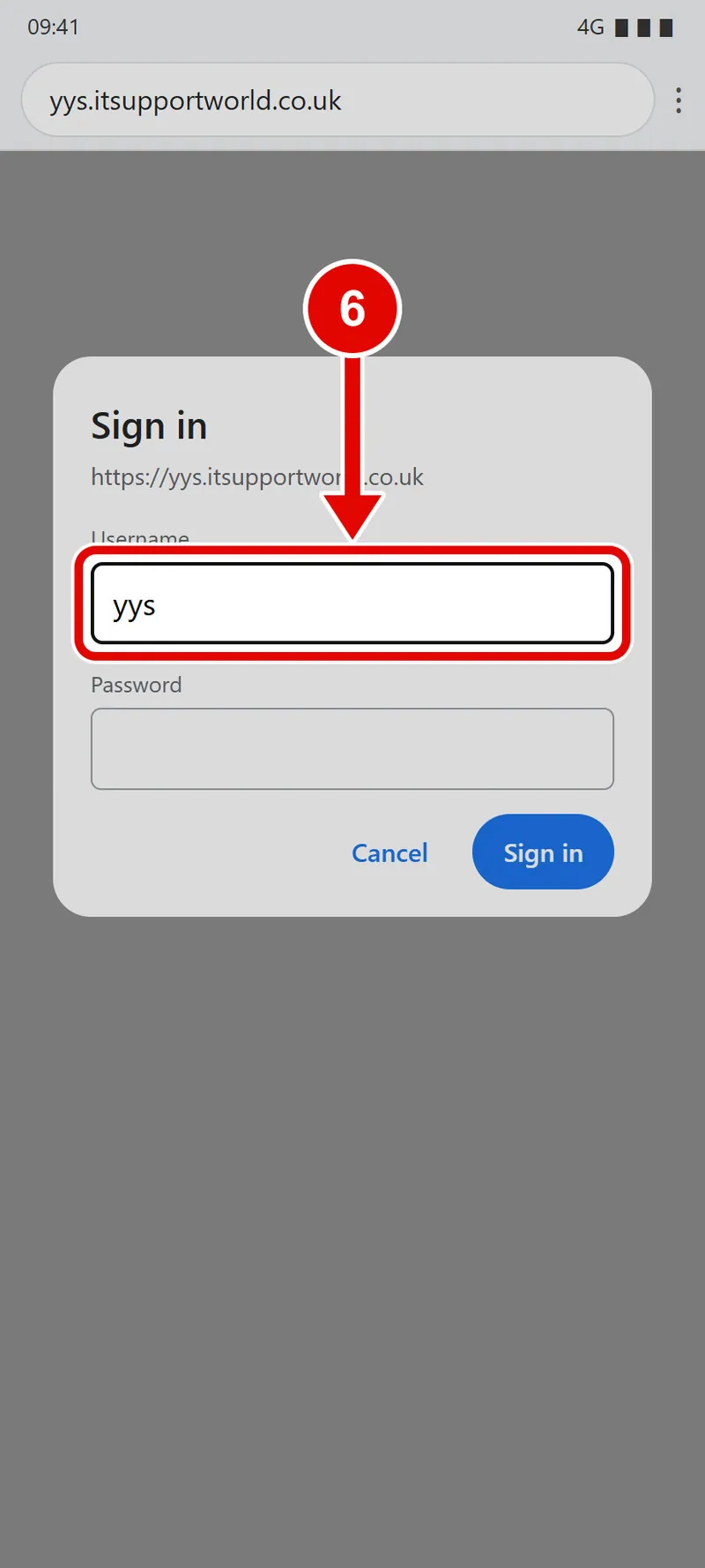 Screen grab from Open the website, on a phone. A red box marks the part to use.