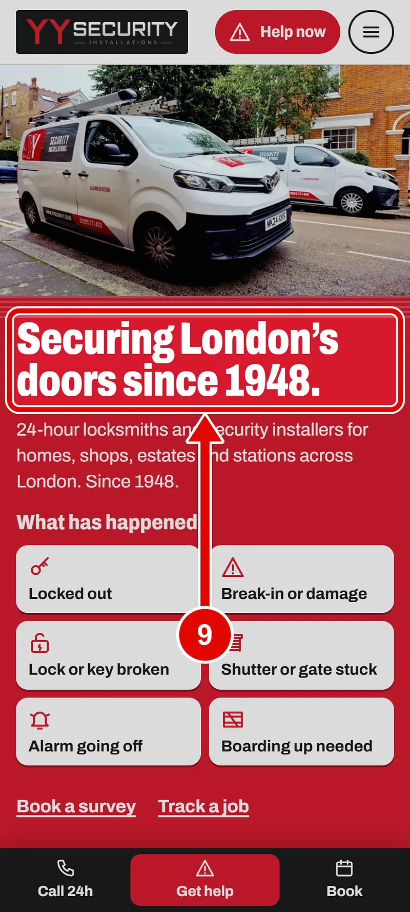 Screen grab from Open the website, on a phone. A red box marks the part to use.